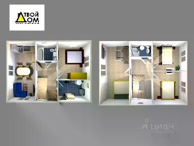 Продается 2-этажный дом, 100 м²