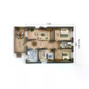 Продается 1-этажный дом, 95 м²