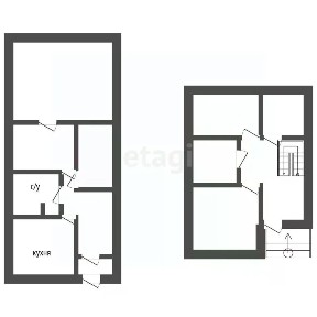 Продается 2-этажный дом, 80 м²