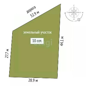 Продается участок, 10 сот.