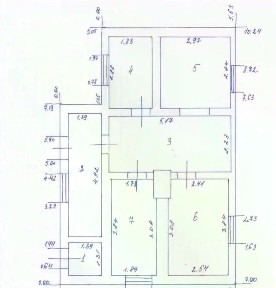 Продается 1-этажный дом, 59,4 м²