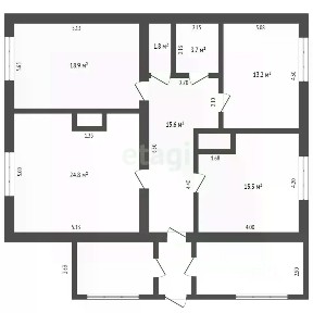 Продается 50% часть дома, 274,9 м²