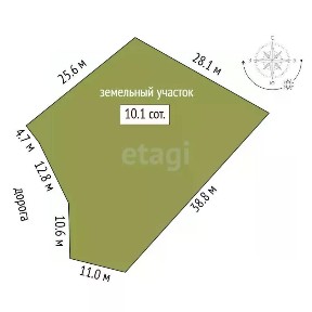 Продается участок, 10 сот.
