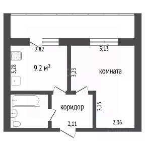 Продается 1-комн. квартира, 34,7 м²