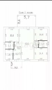 Продается 1-этажный дом, 149 м²