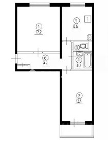 Продается 2-комн. квартира, 52,4 м²
