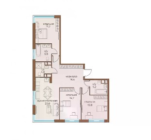Продается 3-комн. квартира, 100 м²