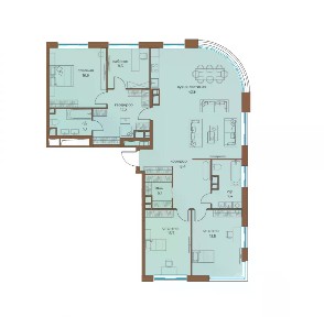 Продается 3-комн. квартира, 144 м²