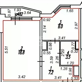 Продается 1-комн. квартира, 42,5 м²