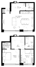 Продается 2-комн. квартира, 79,4 м²