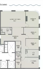 Продается 5-комн. квартира, 150 м²