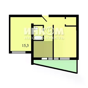 Продается 2-комн. квартира, 48,6 м²