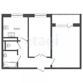Продается 2-комн. квартира, 60 м²