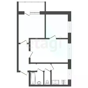 Продается 3-комн. квартира, 49,7 м²