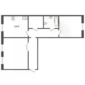 Продается 2-комн. квартира, 68 м²