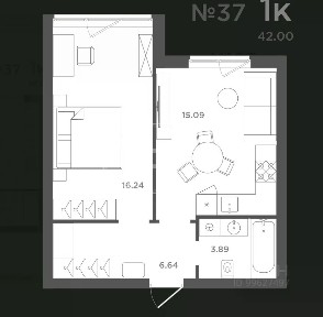 Продается 1-комн. квартира, 40 м²