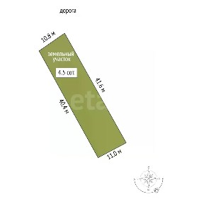 Продается участок, 5,6 сот.