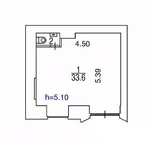 Сдается помещение свободного назначения, 35,3 м²