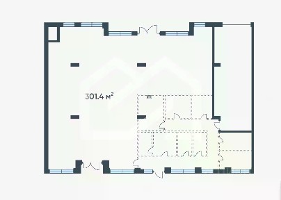 Сдается помещение свободного назначения, 301,4 м²