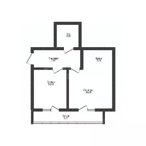 Продается 2-комн. квартира, 45,4 м²