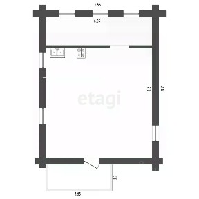 Продается 1-этажный дом, 33,6 м²