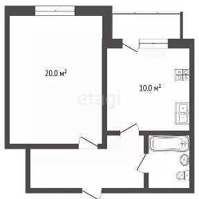 Продается 1-комн. квартира, 36,3 м²
