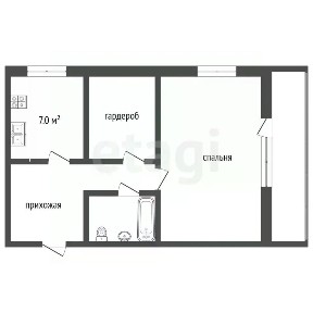 Продается 1-комн. квартира, 39,4 м²