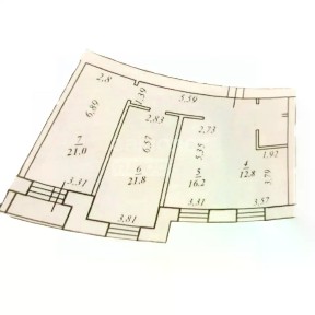 Продается 2-комн. квартира, 88,3 м²