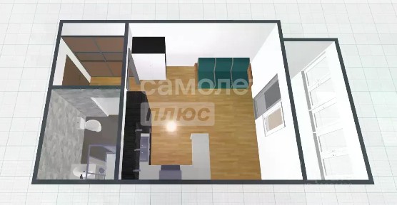 Продается студия, 24,8 м²