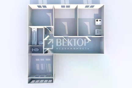 Продается 3-комн. квартира, 61,5 м²