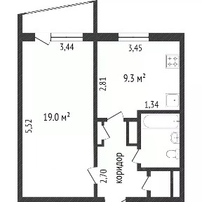 Продается 1-комн. квартира, 36,9 м²
