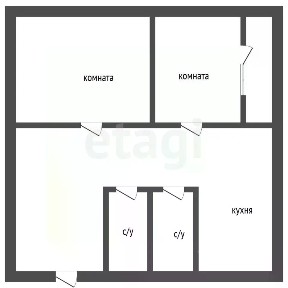 Продается 2-комн. квартира, 62 м²