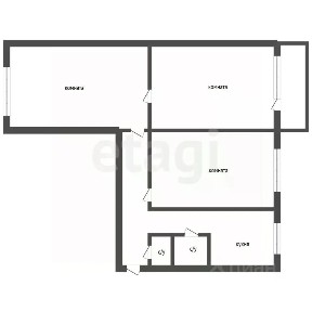 Продается 3-комн. квартира, 57,8 м²