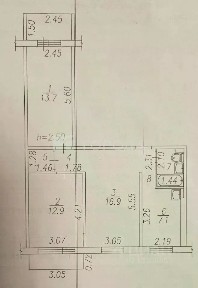 Продается 3-комн. квартира, 59,3 м²