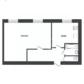 Продается 1-комн. квартира, 37,9 м²