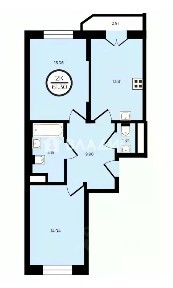 Продается 2-комн. квартира, 61,3 м²