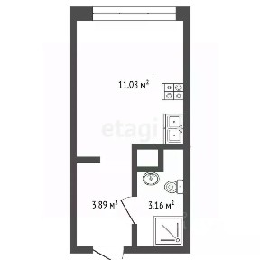 Сдается студия, 20 м²