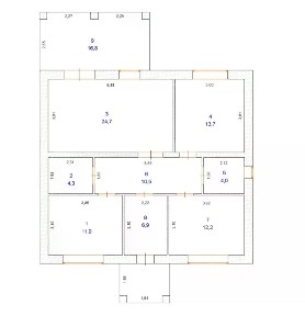 Продается 1-этажный дом, 110 м²