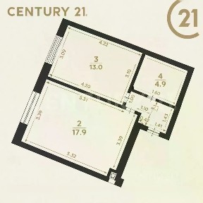 Продается 1-комн. квартира, 38,9 м²