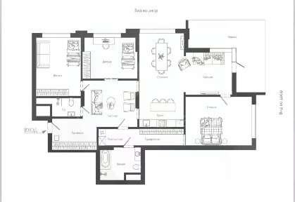 Сдается 4-комн. квартира, 214 м²