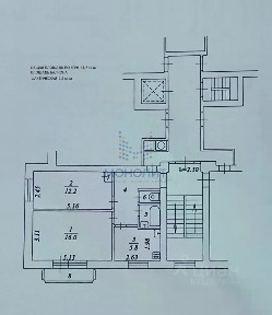 Продается 2-комн. квартира, 43,7 м²
