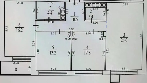 Продается 3-комн. квартира, 85,5 м²