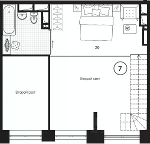 Продается 2-комн. квартира, 50,9 м²