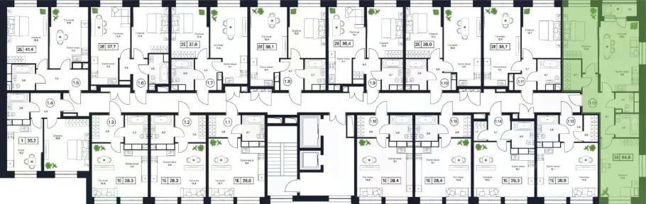 Продается 2-комн. квартира, 66,5 м²
