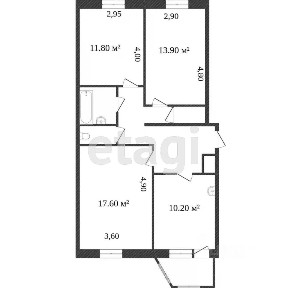 Продается 3-комн. квартира, 69,2 м²