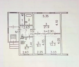 Продается 3-комн. квартира, 63,9 м²