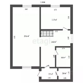 Продается 2-этажный дом, 116,8 м²