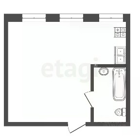 Продается 1-комн. квартира, 31,9 м²