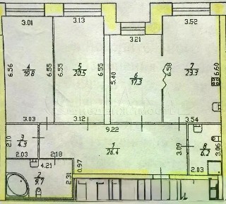Сдается 3-комн. квартира, 127,5 м²