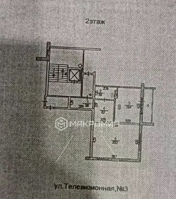 Продается 1-комн. квартира, 55,4 м²